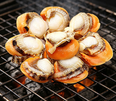 Grilled & Steamed Scallops