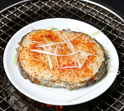 Grilled Salmon Steak